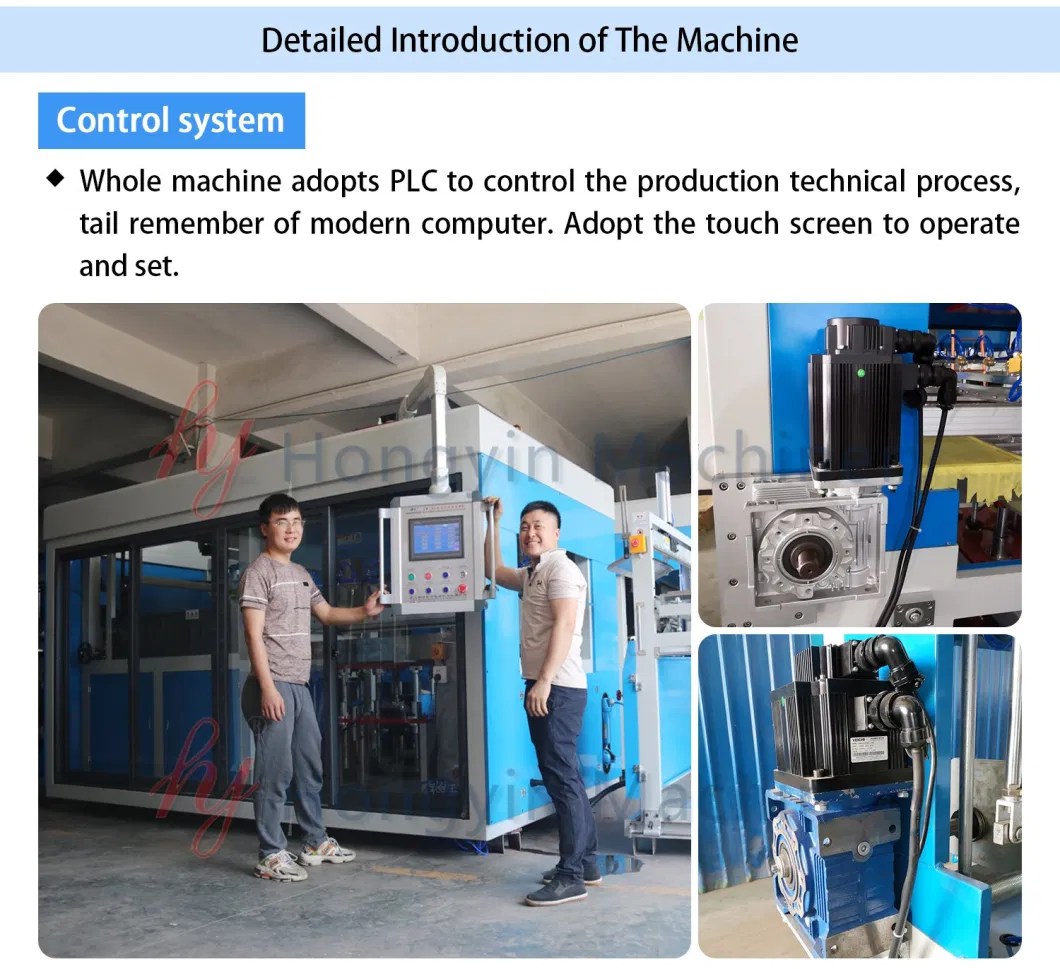 Fully Automatic Disposable Tray Plastic Vacuum Thermoforming Machine