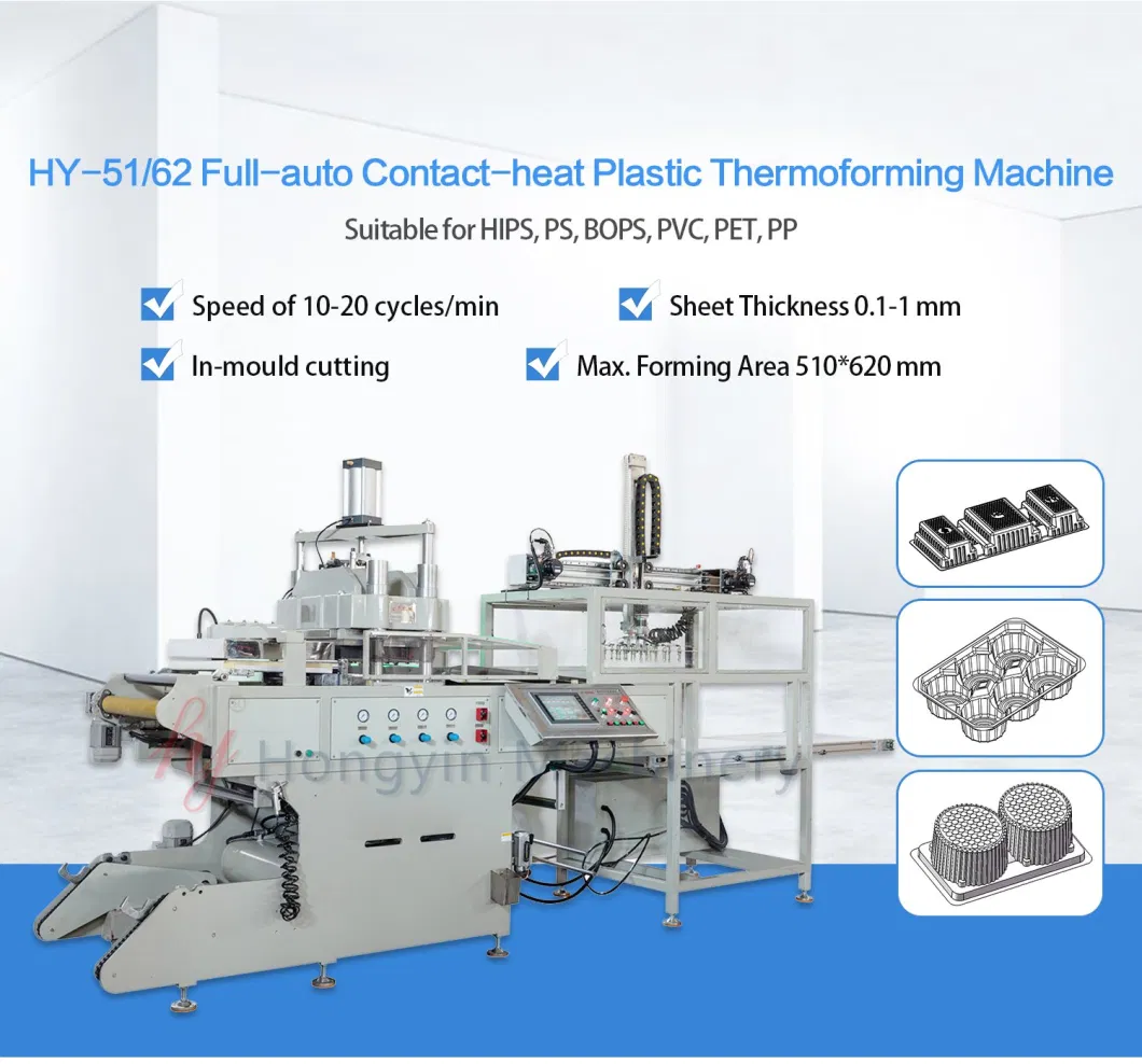 Plastic Thermoforming machine Disposal Products Forming