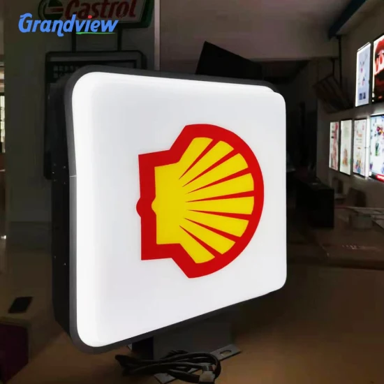 Double Sides Vacuum Forming Round LED Sign Outdoor Customized Dome Shape Acrylic Advertising Light Box