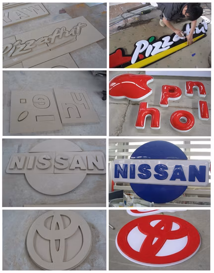1224 PMMA PC Acrylic Plastic 3D Advertising Signage Letters Bathtub LED Ceiling Light Making Vacuum Forming Machine