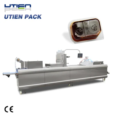 Utien Automatic Thermoformer Packaging Machinery for Sauce Jam Mayonnaise