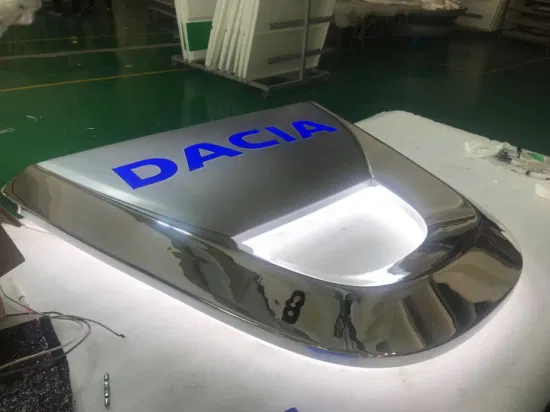 Customized Design Acrylic LED Light Car Logo Sign